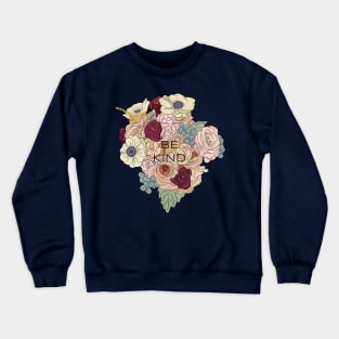 Be Kind Botanical Art Crewneck Sweatshirt